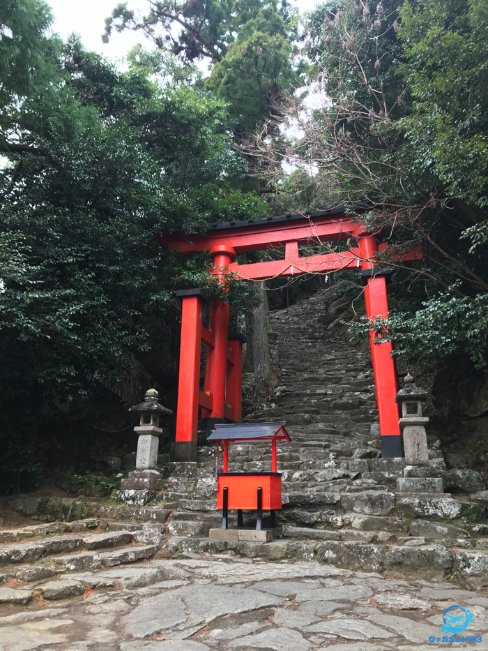 神倉神社の石階段2